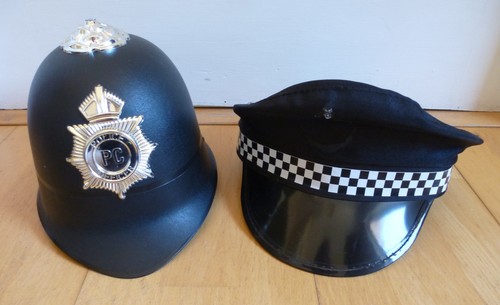 Childrens police bobby hat - police,
