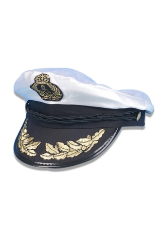 Deluxe satin captain cap - satin,