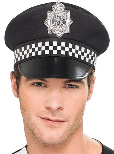 Policeman hat costume - hat,
