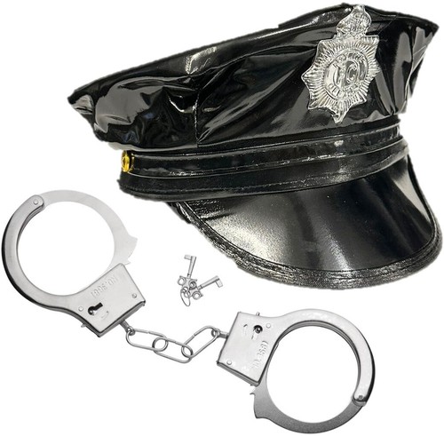 Police officer hat metal - police,