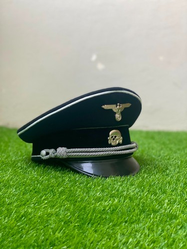 Ww2 german officer visor black - german,