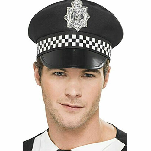 Adult policeman hat - police, cop