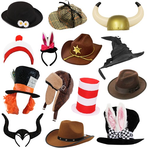 Book characters hats school - hats,