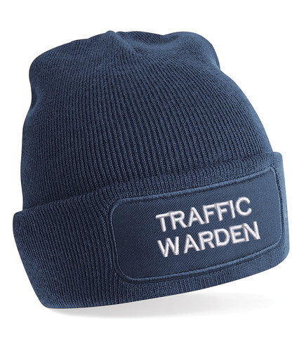 Traffic warden beanie hat