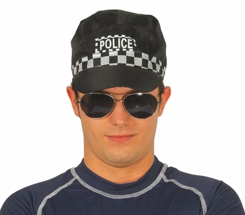 Adult unisex policeman - policeman, cap