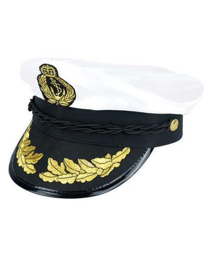 Deluxe captain cap - captain’s, hat