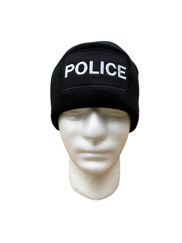 Police beanie woolly hat - police, /