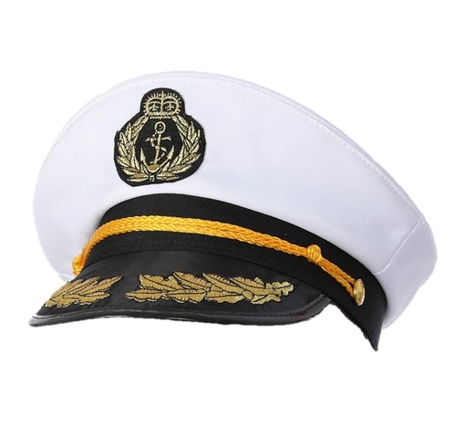 Deluxe sailor hat captain navy - deluxe,