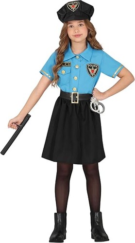 Girls light blue police - blue,