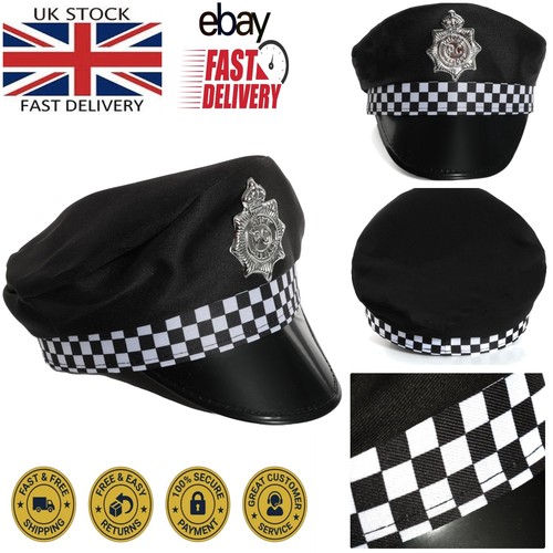 Elegant black police officer - black,